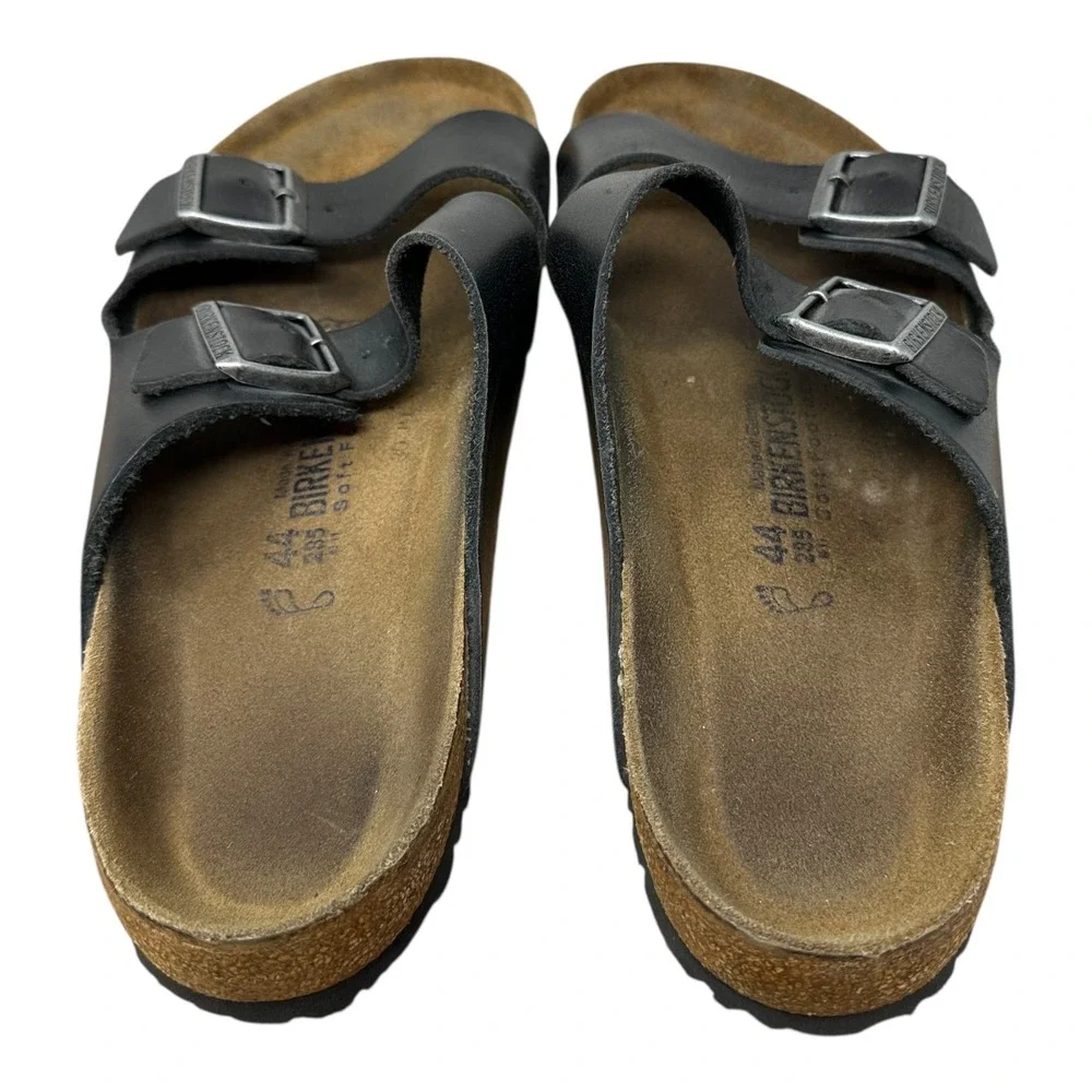 Birkenstock Arizona Soft Footbed Leather Preppy Habana Size 44  11-11.5 - Picture 5 of 13